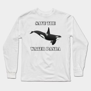 Save the Water Panda Long Sleeve T-Shirt